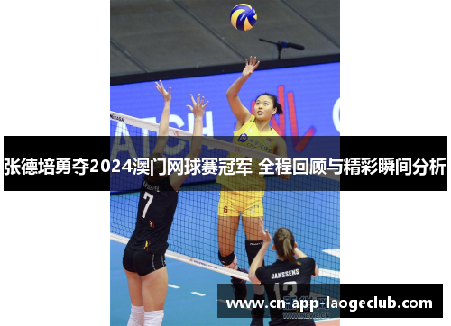 张德培勇夺2024澳门网球赛冠军 全程回顾与精彩瞬间分析