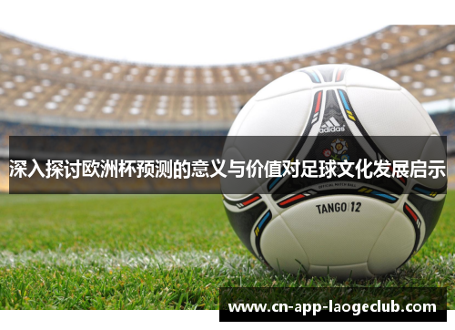 深入探讨欧洲杯预测的意义与价值对足球文化发展启示