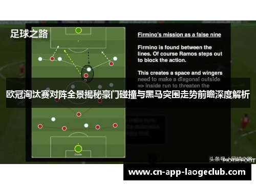 欧冠淘汰赛对阵全景揭秘豪门碰撞与黑马突围走势前瞻深度解析